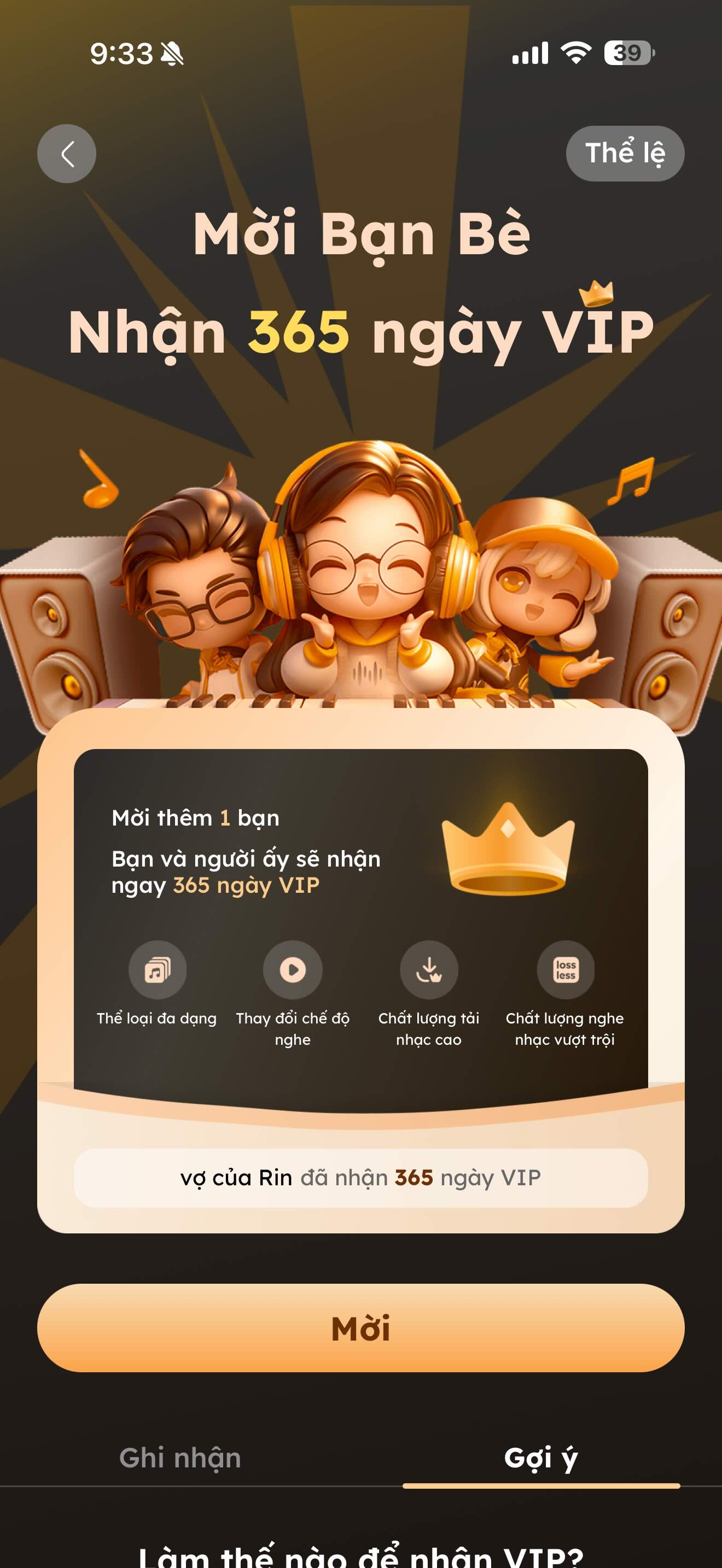 Nhạc Của Tui tặng 365 ngày VIP miễn phí – Hướng dẫn nhận ngay